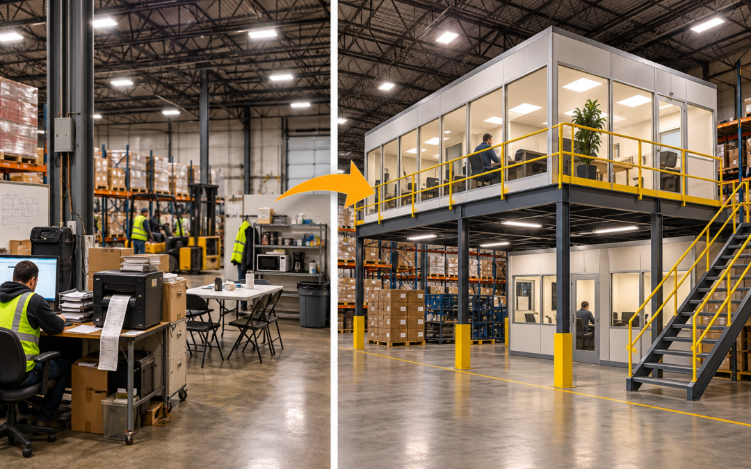 Warehouse Office Space Without a Building Addition